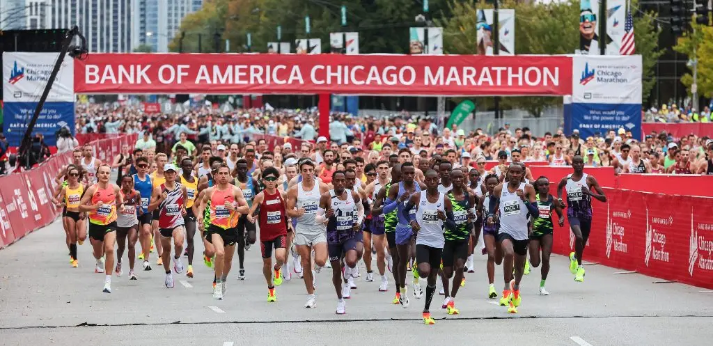 Este domingo es la maratón de Chicago 2026 con Jacob Kiplimo o Brigid Kosgei como figuras principales