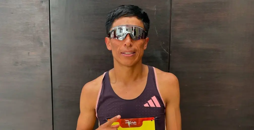 Rene Champi corre el domingo la Media Maratón de Bucaramanga FCV en Colombia