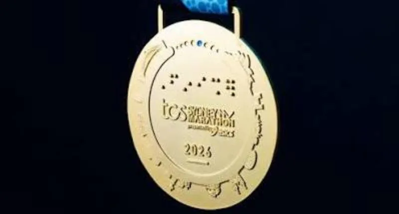 El insólito error en la medalla del Maratón de Sídney: incluyeron un estadio de Alemania