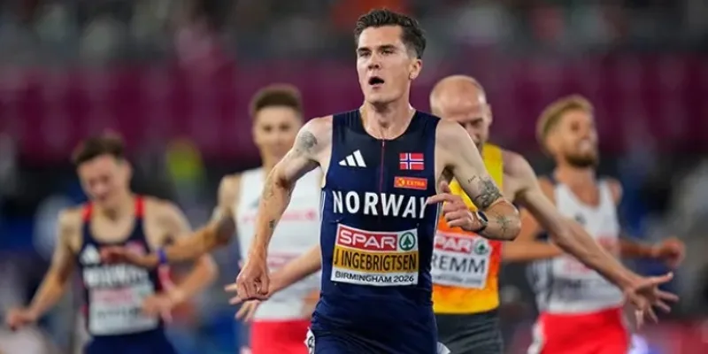 Jakob Ingebrigtsen logra cuarto título consecutivo en los 5,000 m. en los europeos