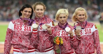 Cuarteta rusa 4×400 despojada de la medalla de plata de Londres 2102 por doping