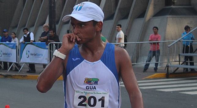 Marchista José Barrondo de Guatemala clasifica al Mundial de Londres durante la Copa Panamericana de Lima