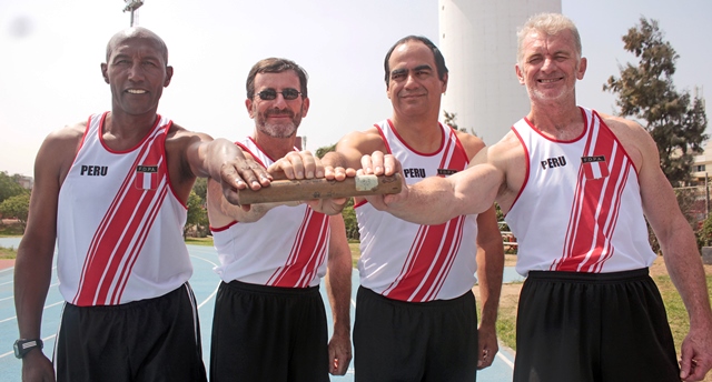 El reencuentro después de 29 años de la posta peruana 4×100 aún Récord Nacional