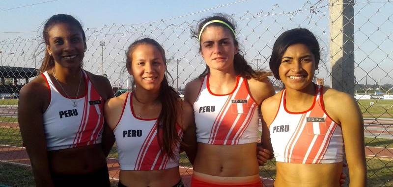 Nuevo récord nacional de la posta femenina 4×100 con 46.43 en Sudamericano de Paraguay