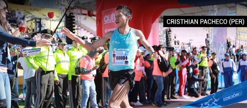 Cristhian Pacheco dominó y ganó las Ultimas Noticias 15k en Ecuador