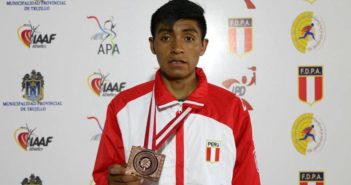 Yuri Labra logra su segunda medalla de Bronce en los 10,000 m del Panamericano U20