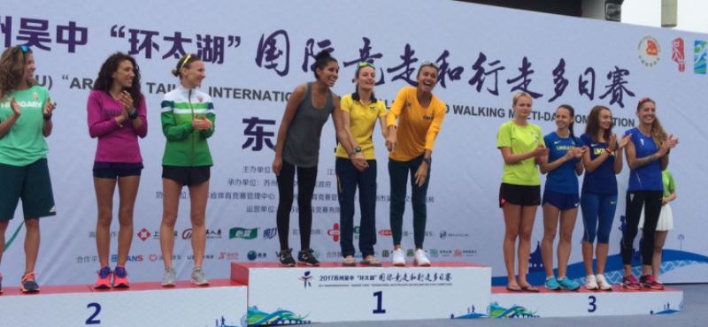 Kimberly García culmina sexta en la general del “Around Tahiu” de China y primera por equipos