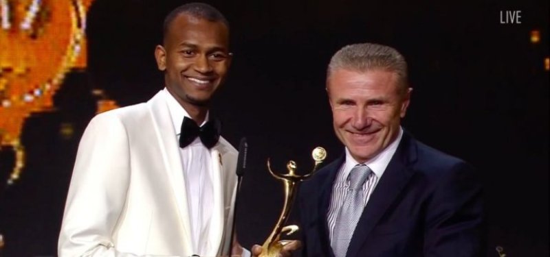 Saltador catarí Mutaz Essa Barshim es el mejor atleta masculino de Asia