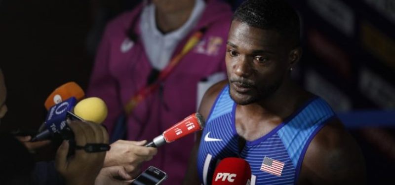 Justin Gatlin quedó  Shock da su versión