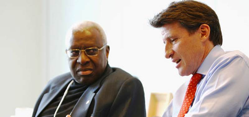 Se canceló la confrontación entre  Sebastián Coe y Lamine Diack por casos de corrupción