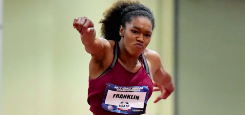 Tori Franklin gana en el triple en Guadalupe con nuevo récord USA 14.84 metros