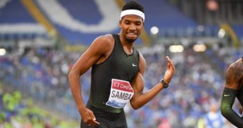 Gran exhibición ofreció Abderrahman Samba en 400 con vallas deja dos récords