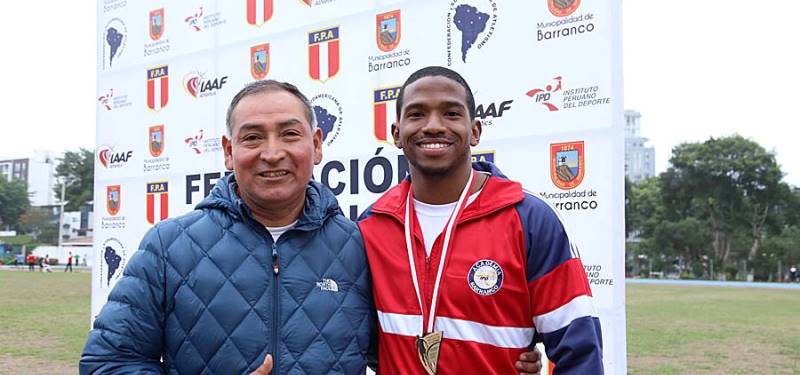 Andy Martínez reaparece ganando la Copa Nacional en los 100 m.
