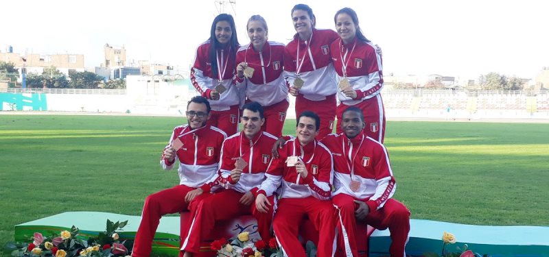 Las postas peruanas 4×100 cosechan 2 medallas en Iberoamericano de Trujillo