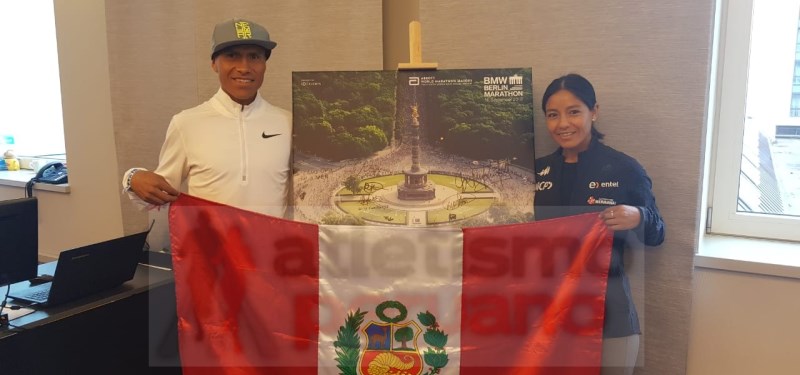 Inés Melchor y Wily Canchanya corren este domingo la Maratón de Berlín