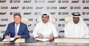 La IAAF firmó oficialmente un acuerdo de patrocinio mundial de cuatro años con QNB