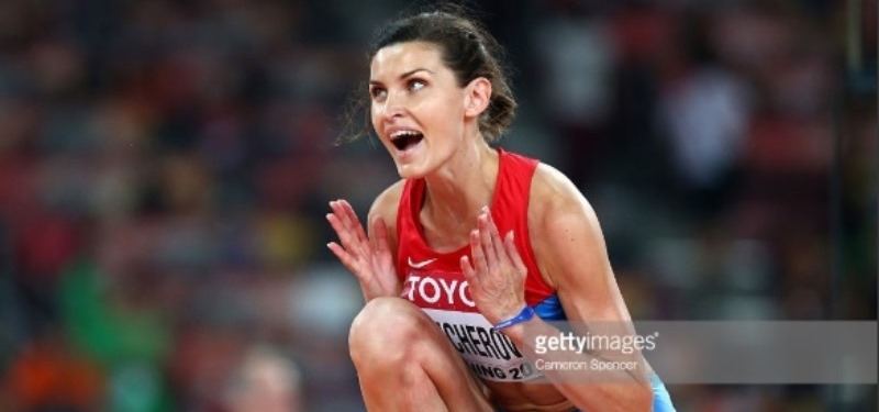 Anna Chícherova vuelve a la actividad a sus 36 años tras cumplir sanción por doping