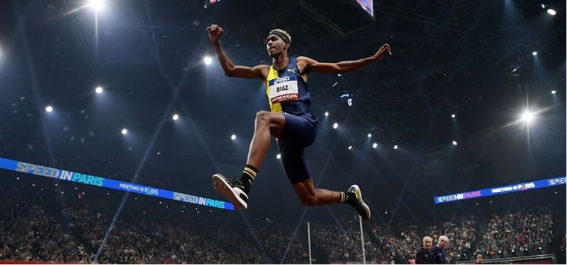 Jordán Díaz inicia temporada en el Meeting de Paris en segundo lugar