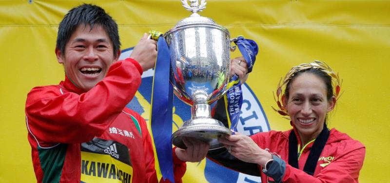 Yuki Kawauchi y Desiree Linden defenderán sus títulos de la Maratón de Boston 2019