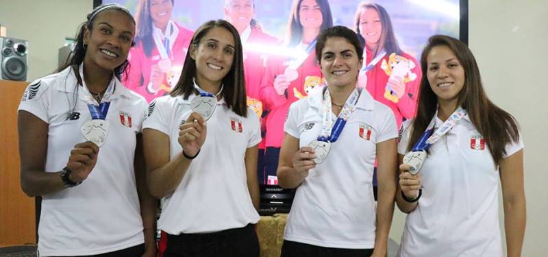 Posta peruana 4×100 acreditadas subcampeonas en Juegos Sudamericanos de Cochabamba