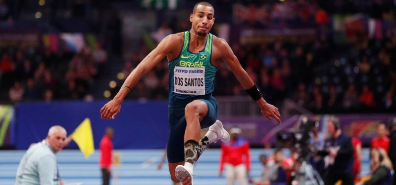 Saltador brasileño Almir Cunha gana en el Meeting de los Estados Unidos