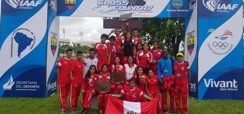 Perú campeón sudamericano de Cross por equipos damas y va al Mundial de Dinamarca