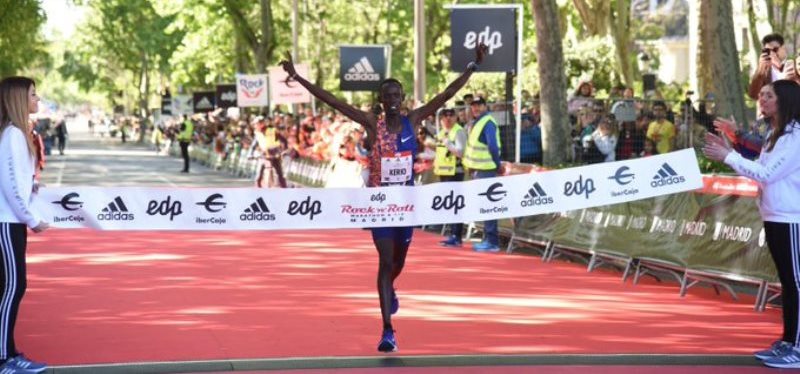 Kerio e Insemu pulverizan los récords en la Maratón de Madrid