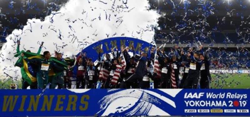 Estados Unidos Campeón Mundial de Relevos