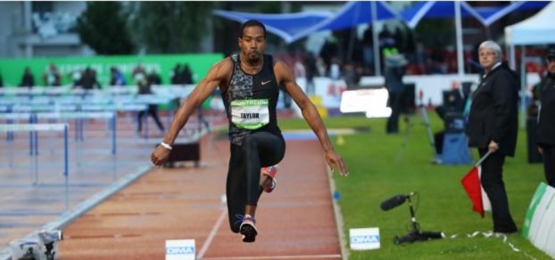 El viento lleva a Christian Taylor en el triple hasta los 17.93 metros en Hungría