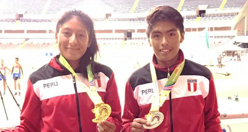 Sofía Mamani Campeona y Julio Palomino Sub Campeón Panamericano U20