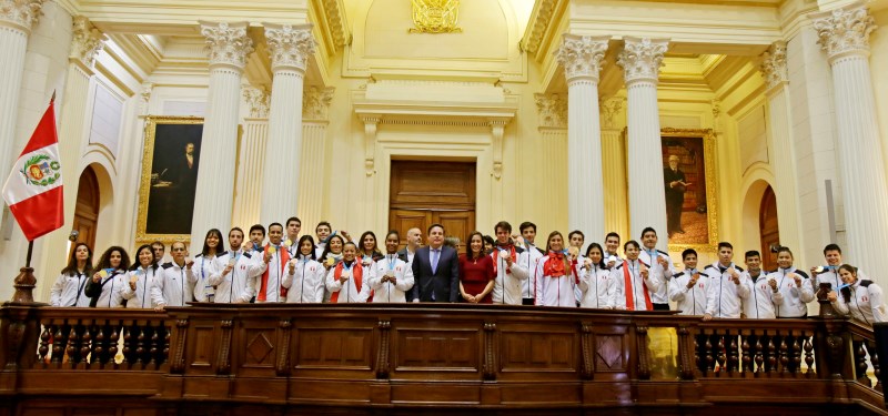 Medallistas panamericanos recibieron Merecido Homenaje Del Congreso De La República
