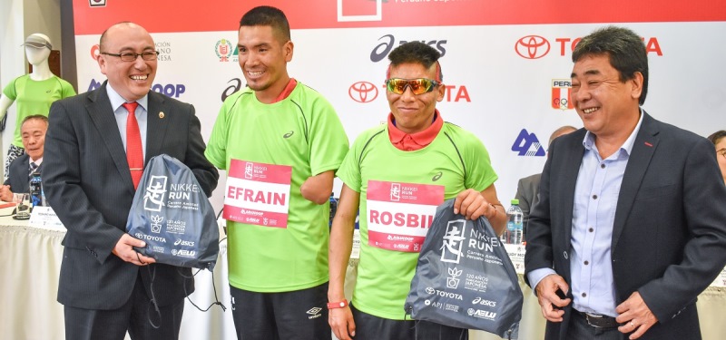 Para atletas medallistas en Juegos Para panamericanos correrán en Nikkei run 10K