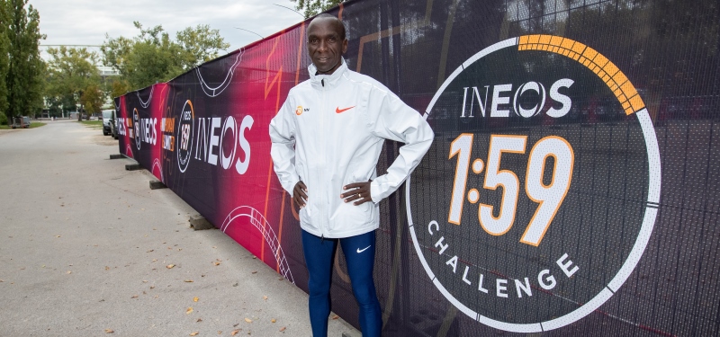 Eliud Kipchoge retará el 1:59  en Viena el 12 de octubre