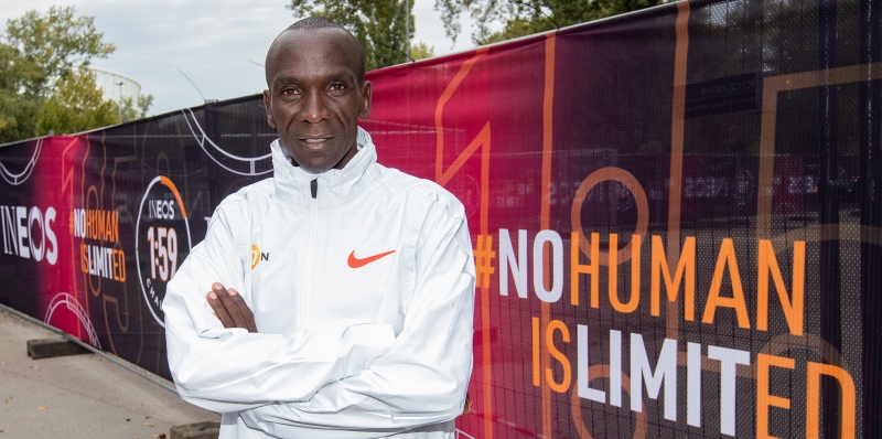 Eliud Kipchoge intentará bajar las 2.00:00 en maratón a las 8.15 horas