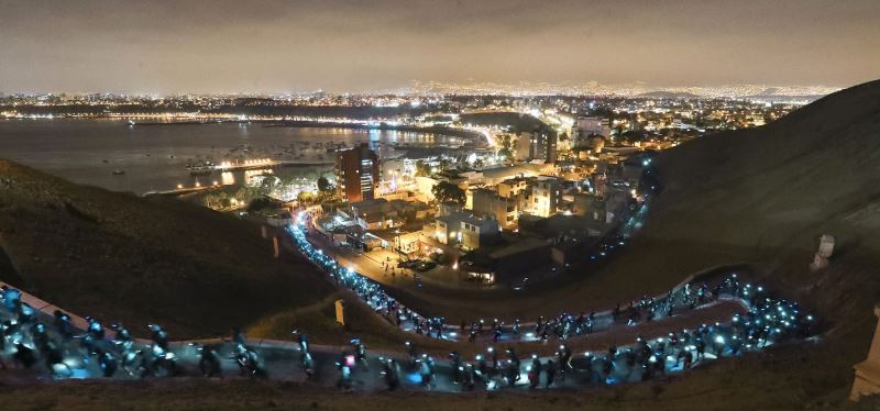 La carrera nocturna de Lima