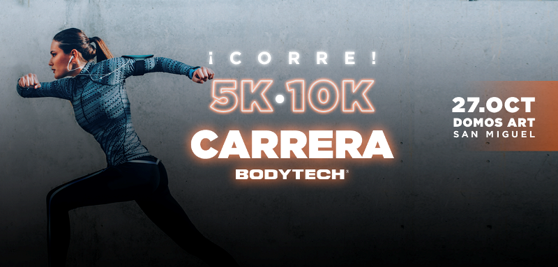 Carrera Bodytech este domingo 27 de octubre