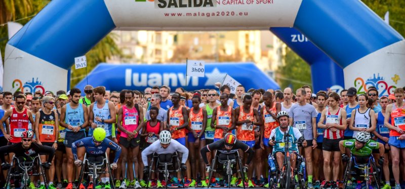 Cifras récords en Maratón de Málaga 7.150 atletas de 77 países
