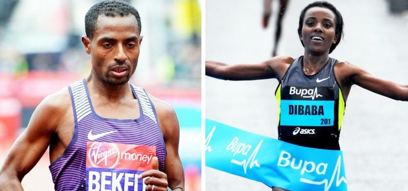 Tirunesh Dibaba y Kenenisa Bekele recaudaron dinero para combatir el coronavirus
