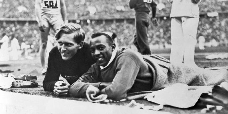 Atletas olímpicos, Owens y Lutz, “rivales” o amigos