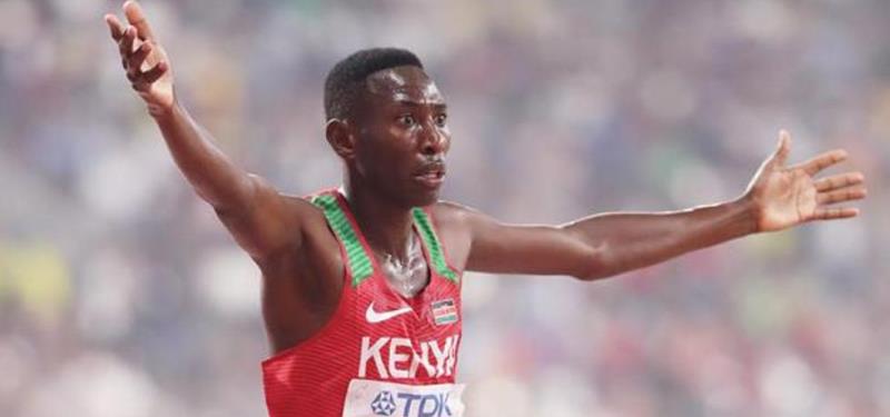 Campeón Olímpico Kipruto buscado por la policía tras fuga con adolescente