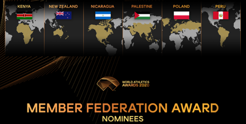 Federación Peruana de Atletismo nominada por la World Athletics al Premio de Federaciones