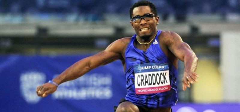 Triplista estadounidense Omar Craddock suspendido por saltar a sus controles de dopaje
