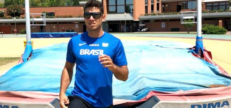 Thiago Braz entrena en Portugal