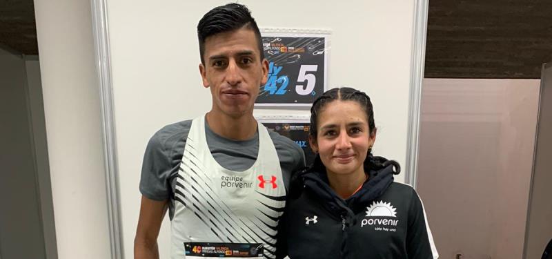 Iván González y Angie Orjuela logran marca mínima para Tokio 2020