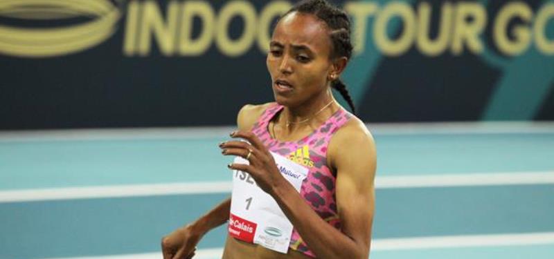 La etíope Gudaf Tsegay bate el récord mundial de 1.500 con 3:53.09