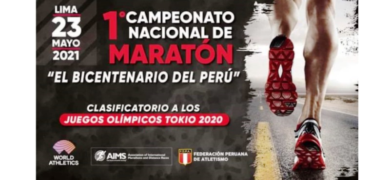 El I Campeonato Nacional de Maratón será el 23 de mayo