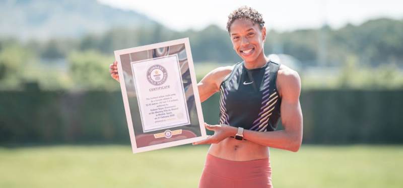 Yulimar Rojas es la primera latina del salto triple que gana el Guinness World Records