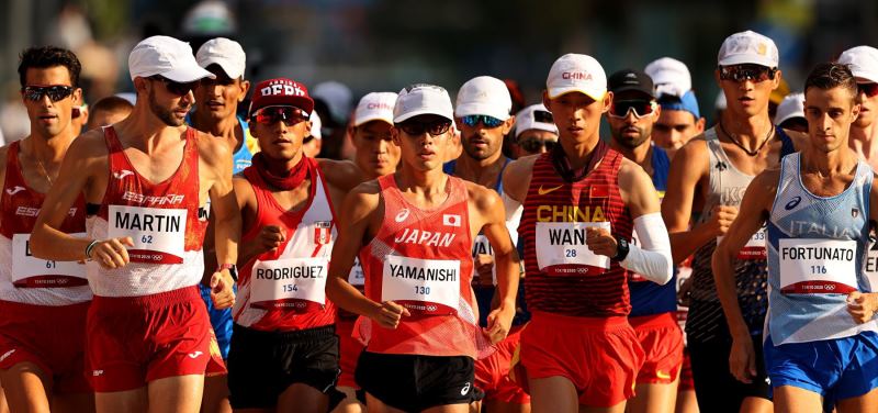 Marchistas peruanos Rodriguez y Campos terminan en el puesto 21 y 43 en Tokio 2020