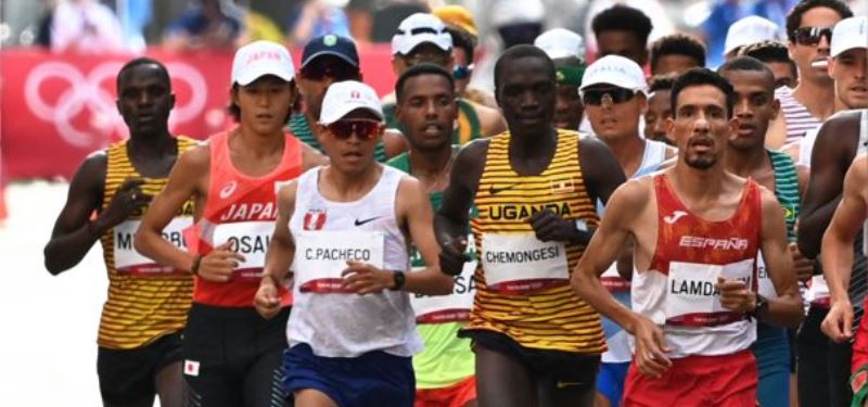 Christian Pacheco terminó en el puesto 60 de la maratón olímpica de Tokio 2020