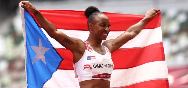 Jasmine Camacho-Quinn reina de Tokio en los 100 metros vallas